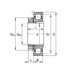 ΝLS 20311-K-TVP-C3 + H311,  DIN 635  DIN 5415 ˜ʵҪߴ, F׺;o